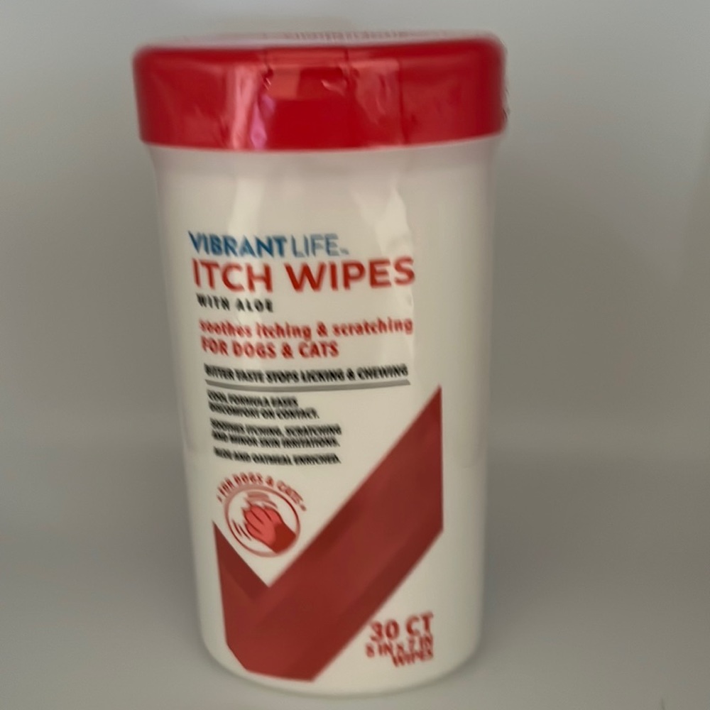 VIBRANT LIFE ITCH WIPES.